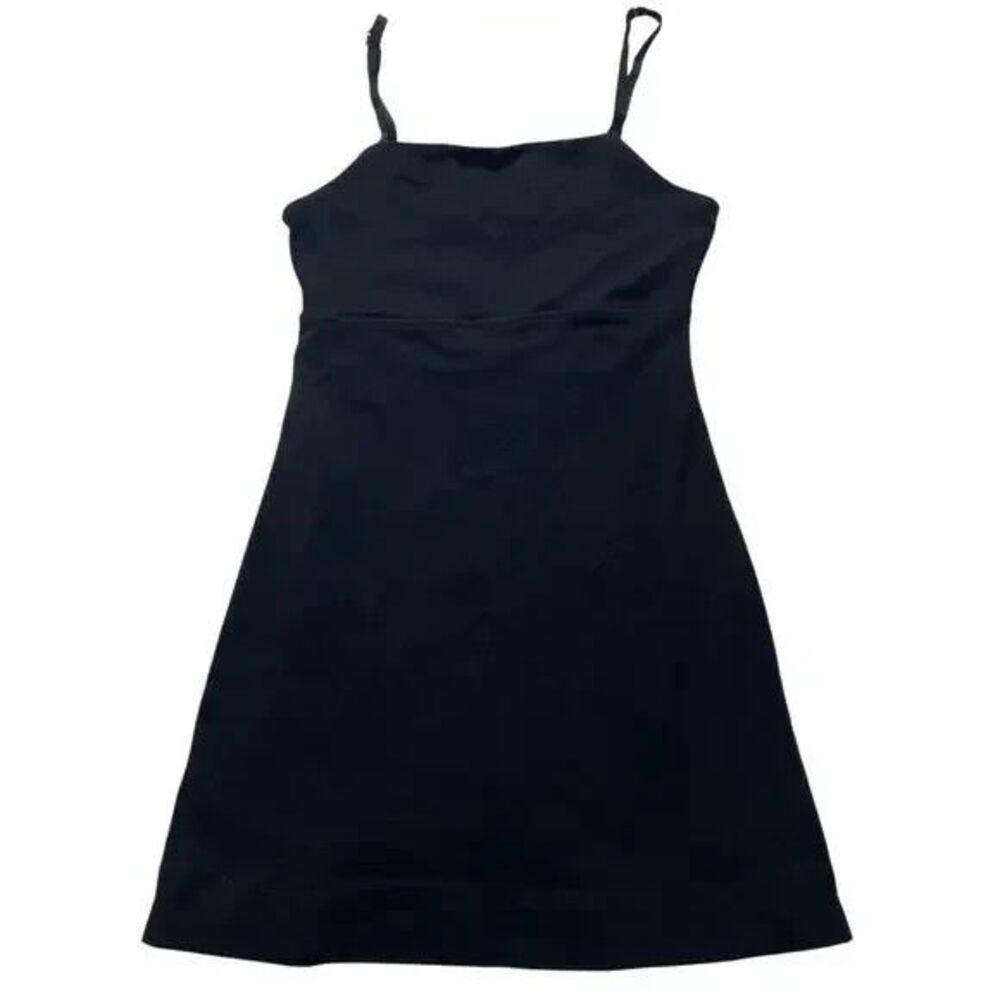 MATE the Label Organic Stretch Tennis Dress Jet Black SZ L NWOT RARE! - Picture 2 of 4